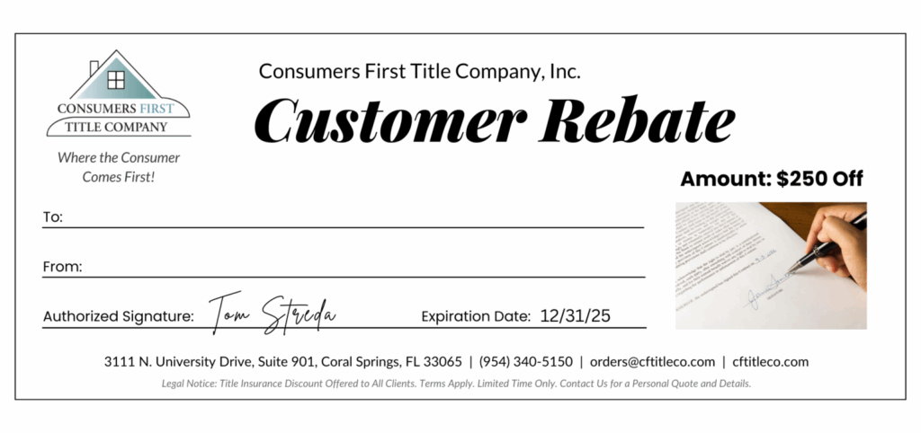 Consumers First Title Company